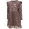 hummel hmlFIA langarm Baby-Kleid 8100 - deep taupe 56
