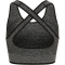 hummel hmlMT UNA Seamless Sport-BH Damen 2508 - black melange XS