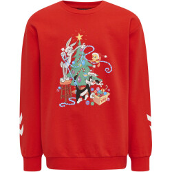 hummel hmlBUGS BUNNY DOS Sweatshirt Kinder 3991 - fiery red 110