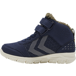 hummel Crosslite hummelTEX Mid-Top Winter Sneaker wasserabweisend gef&uuml;ttert Kinder 1009 - black iris 33