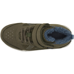 hummel Crosslite hummelTEX Mid-Top Winter Sneaker wasserabweisend gefüttert Kinder 6086 - dark olive 23