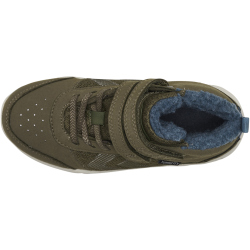 hummel Crosslite hummelTEX Mid-Top Winter Sneaker wasserabweisend gefüttert Kinder 6086 - dark olive 27
