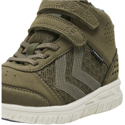 hummel Crosslite hummelTEX Mid-Top Winter Sneaker wasserabweisend gefüttert Kinder 6086 - dark olive 27