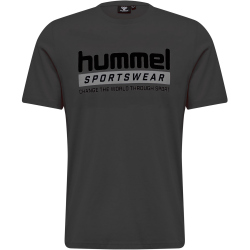 hummel hmlGC CARSON T-Shirt 2033 - blackened pearl XXS