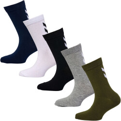 5er Pack hummel hmlMAKE MY DAY Socken Kinder 6086 - dark...