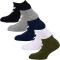 5er Pack hummel hmlMATCH ME Socken Kinder 6086 - dark olive 24-27