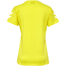 hummel GO Baumwoll T-Shirt Damen kurzarm 5269 - blazing yellow XS
