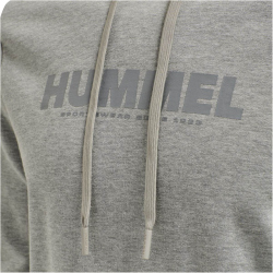 hummel hmlEGACY Plussize Logo Hoodie Herren 2006 - grey melange 3XL