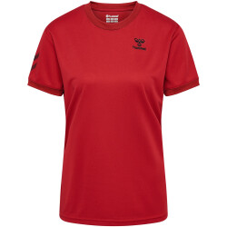hummel hmlQ4 Poly Trikot Damen 4120 - pompeian red XS