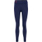 hummel hmlQ4 High-Waist lange Tights Damen 7026 - marine XXL