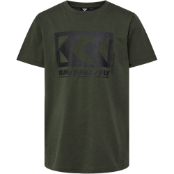 hummel hmlFSK LOW T-Shirt Jungen 6297 - forest night 110