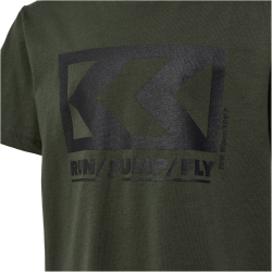 hummel hmlFSK LOW T-Shirt Jungen 6297 - forest night 116