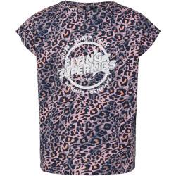 hummel hmlFSK HOP T-Shirt Mädchen 7206 - black iris/zephyr 116