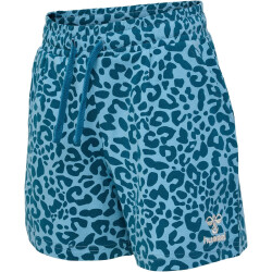hummel hmlFLOWY AOP Sweatshorts Mädchen 7058 - blue...