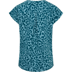 hummel hmlFLOWY AOP T-Shirt Mädchen 7058 - blue...