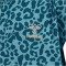 hummel hmlFLOWY AOP T-Shirt Mädchen 7058 - blue coral 104