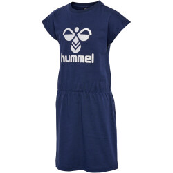 hummel hmlFLOWY Kleid Mädchen 1009 - black iris 104