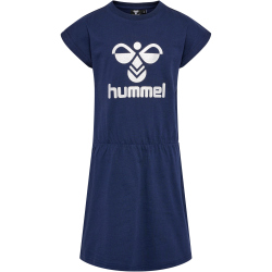 hummel hmlFLOWY Kleid M&auml;dchen 1009 - black iris 122