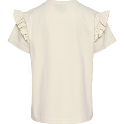 hummel hmlFLOWY RUFFLE T-Shirt Mädchen 1506 - birch 104