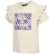 hummel hmlFLOWY RUFFLE T-Shirt Mädchen 1506 - birch 104