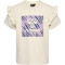 hummel hmlFLOWY RUFFLE T-Shirt Mädchen 1506 - birch 104