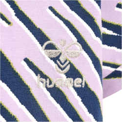 hummel hmlRUSHY AOP kurzarm Kleid M&auml;dchen 3308 - orchid bloom 104