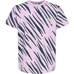 hummel hmlRUSHY AOP T-Shirt Mädchen 3308 - orchid bloom 104