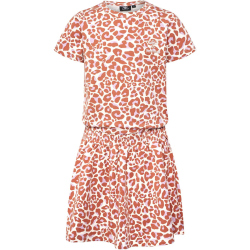 hummel hmlJUMPY AOP kurzarm Kleid Mädchen 6113 - copper brown 104
