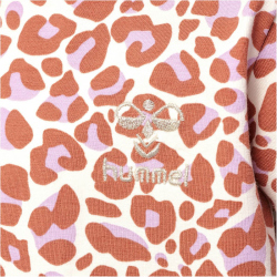 hummel hmlJUMPY AOP kurzarm Kleid Mädchen 6113 - copper brown 104
