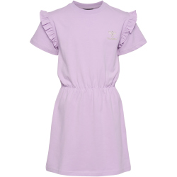 hummel hmlJUMPY kurzarm Kleid M&auml;dchen 3308 - orchid bloom 122