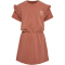 hummel hmlJUMPY kurzarm Kleid M&auml;dchen 6113 - copper brown 122