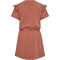hummel hmlJUMPY kurzarm Kleid M&auml;dchen 6113 - copper brown 140