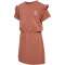 hummel hmlJUMPY kurzarm Kleid Mädchen 6113 - copper brown 146