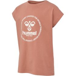 hummel hmlJUMPY T-Shirt Mädchen 6113 - copper brown 104