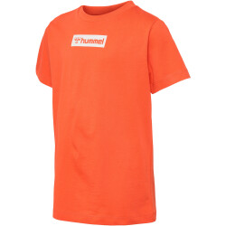 hummel hmlFLOW T-Shirt Jungen 3164 - cherry tomato 104
