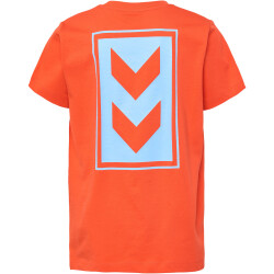 hummel hmlFLOW T-Shirt Jungen 3164 - cherry tomato 104