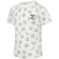 hummel hmlFLOW AOP T-Shirt Jungen 9806 - marshmallow 104