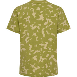 hummel hmlRUSH AOP T-Shirt Jungen 6156 - green olive 104