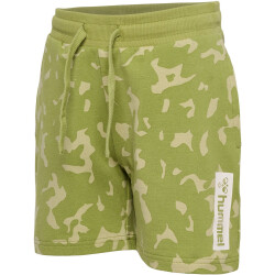 hummel hmlRUSH AOP Sweatshorts Jungen 6156 - green olive 104