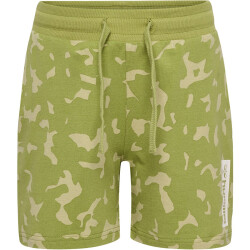 hummel hmlRUSH AOP Sweatshorts Jungen 6156 - green olive 104