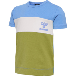 hummel hmlGLAD BLOCK Baby-T-Shirt 7118 - silver lake blue...