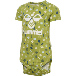 hummel hmlGLADLY kurzarm Baby-Body 6156 - green olive 56