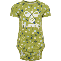 hummel hmlGLADLY kurzarm Baby-Body 6156 - green olive 56