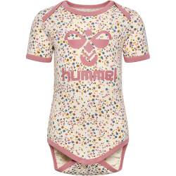 hummel hmlKAREN AOP kurzarm Baby-Body 8014 - turtledove 56