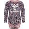 hummel hmlMARIE AOP langarm Baby-Body 3862 - pale mauve 56