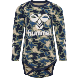 hummel hmlSTEEN AOP langarm Baby-Body 8062 - vetiver 62
