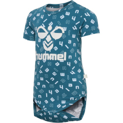 hummel hmlDREAM AOP kurzarm Baby-Body 7058 - blue coral 62