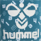 hummel hmlDREAM AOP kurzarm Baby-Body 7058 - blue coral 62
