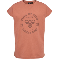 hummel hmlMALIN T-Shirt Mädchen 8073 - chutney 104