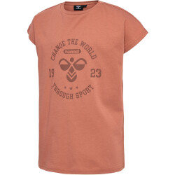 hummel hmlMALIN T-Shirt Mädchen 8073 - chutney 116